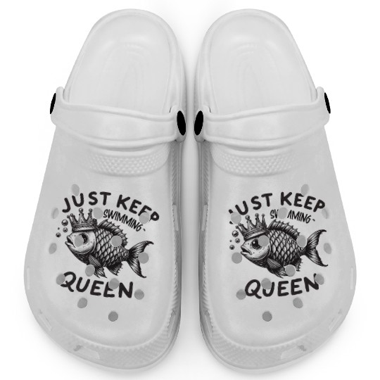 Motivational Queen Fish Clogs