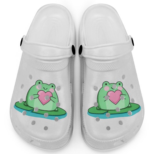 Cute frog cartoon drawing Clogs