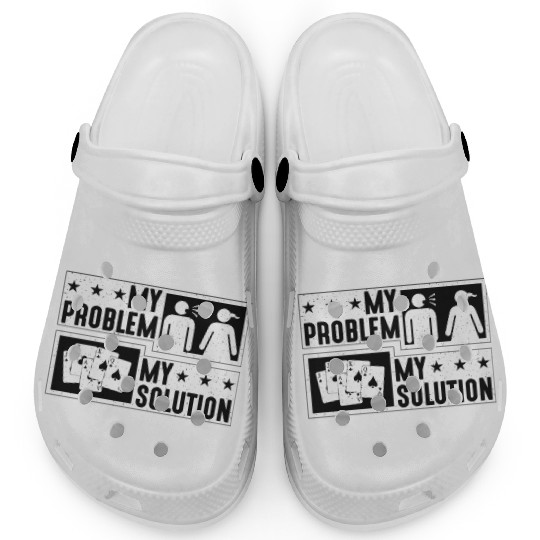 Euchre Player My Problem My Pictogram Mom Dad Clogs