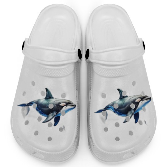 killer whale Clogs