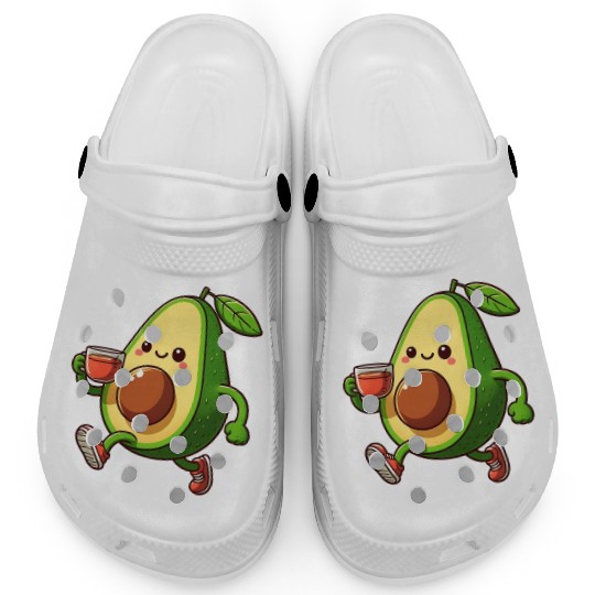 Tea Time Avocado Clogs