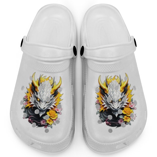yellow dragon Clogs