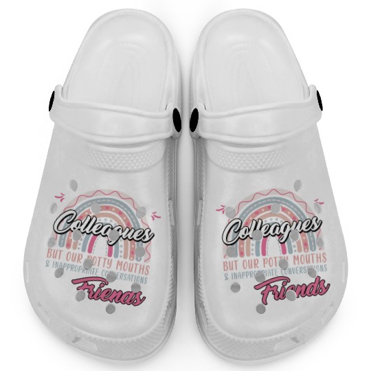 Retirement Start Work made Us Colleagues Clogs