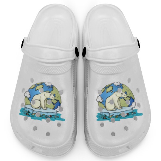 Save The Polar Bear Clogs