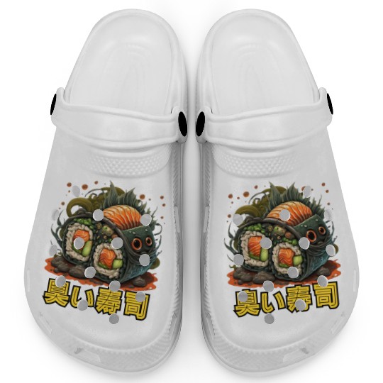 stinky sushi Clogs
