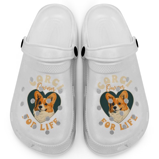 Corgi Mom Dad Corgi Owner For Life Clogs
