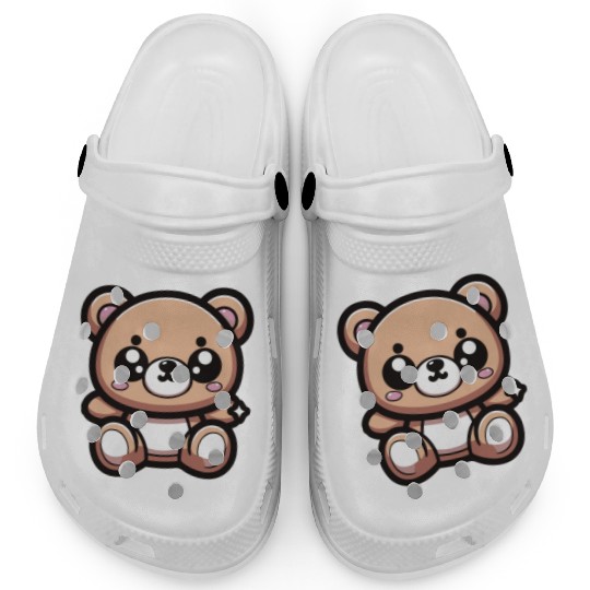 Cute Kawaii Teddy Bear 1 Clogs