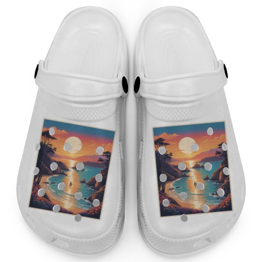 Natural Beach View Clogs