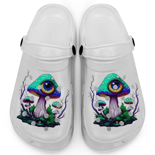 Mushroom With One Eye Clogs