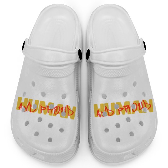 Human and proud Clogs