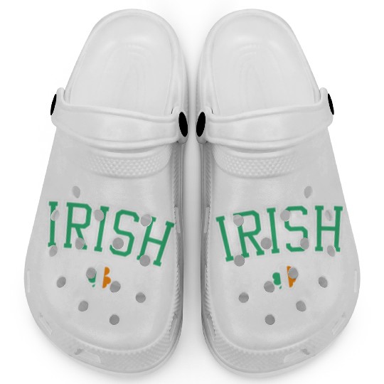 St. Patrick's Day Irish College Shamrock Clogs