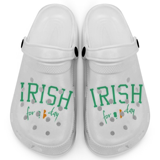 St. Patrick's Day Irish for a Day College Shamrock Clogs