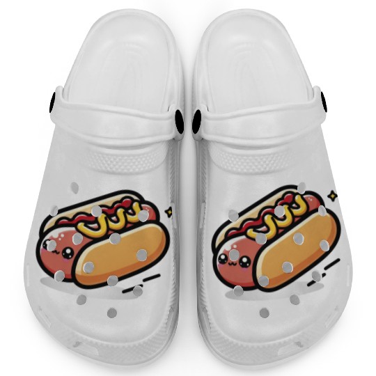 Cute Kawaii Hot dog Clogs
