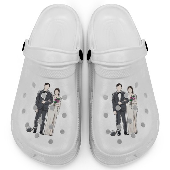 Keep Calm My Daughter Is Getting Married Wedding Clogs