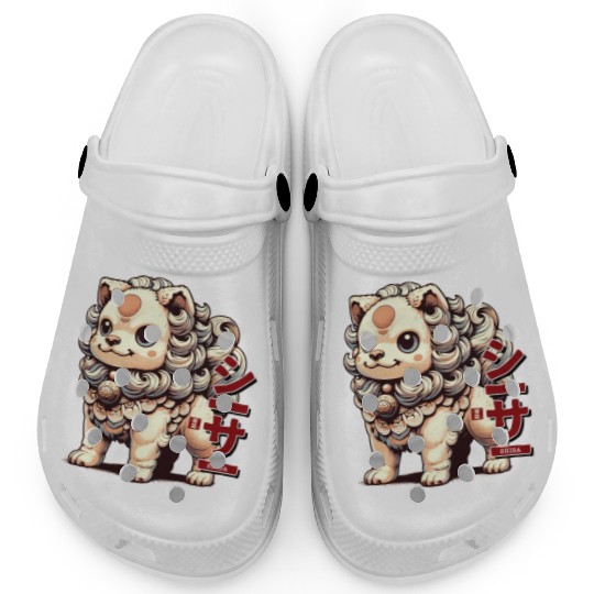 Chibi Shisa - Japanese Sacred Creature Clogs