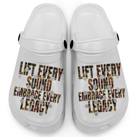 Legacy Embrace: Black History Design Clogs