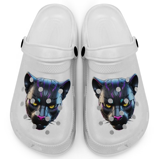 Robot Black Panther Clogs