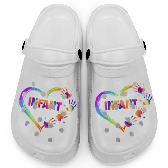 Infant Teacher Appreciation Tie Dye Clogs