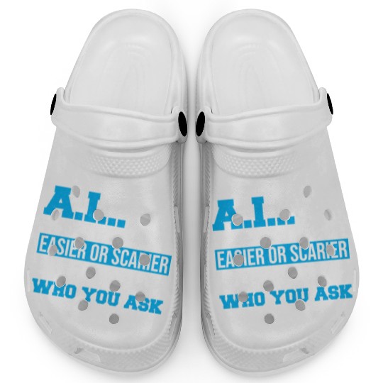 Computer Scientist Data Science Robot AI Prompt Clogs