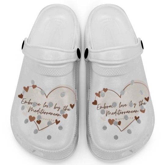 Embrace love by the Mediterranean Clogs