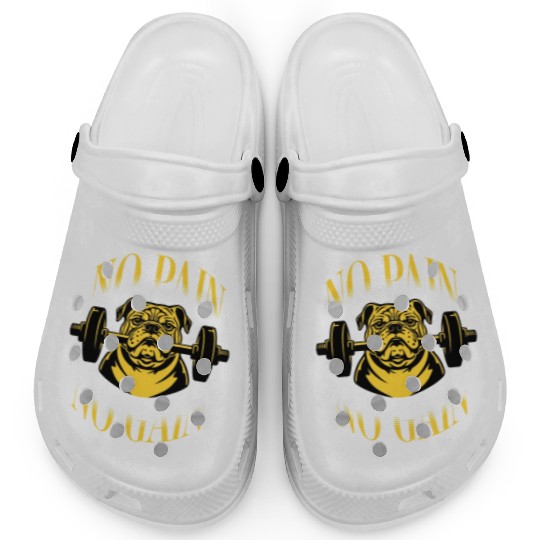 No Pain No Gain Clogs DesignTemplate