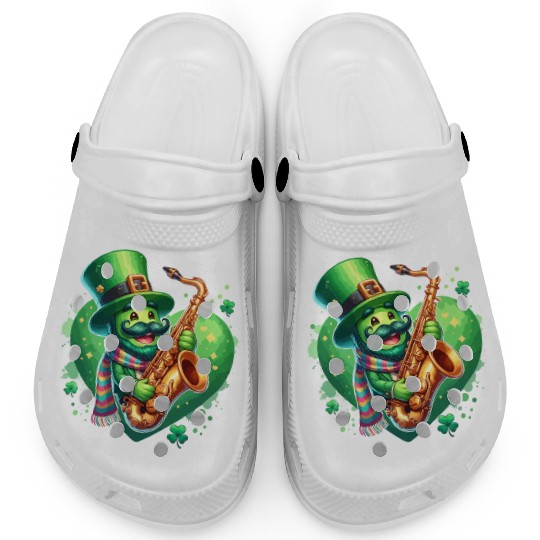 saint patricks day heart jazz music Clogs