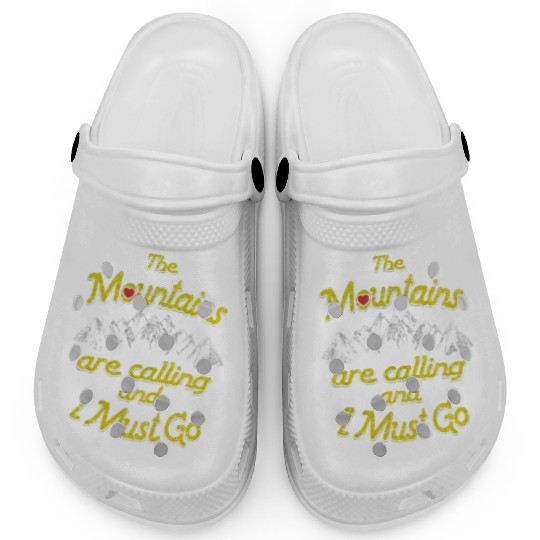 The Mountains are calling and I must go Clogs