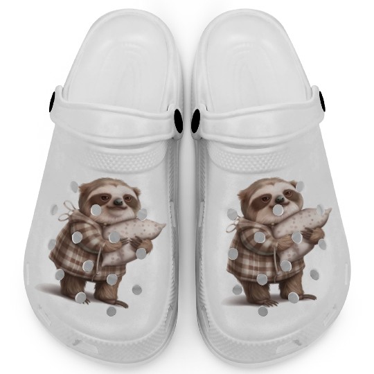 Sloth in Robes: Relaxation Mode On Clogs