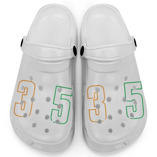 Miami 305 Area Code - Typography Art Clogs