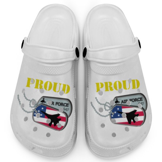 Proud Air Force Dad Clogs