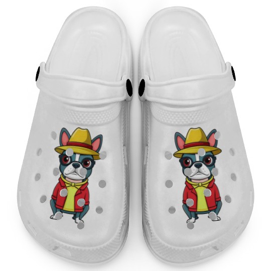 Boston Terrier Mom Stickerscar Smooshfaceunited Clogs