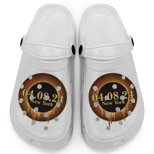 Total Solar Eclipse Path of Totality New York Clogs