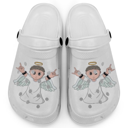 Heavy Music Loving Angel Clogs
