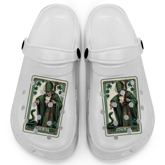 Tarot Card Funny Go'n git St.Patricks Day Clogs