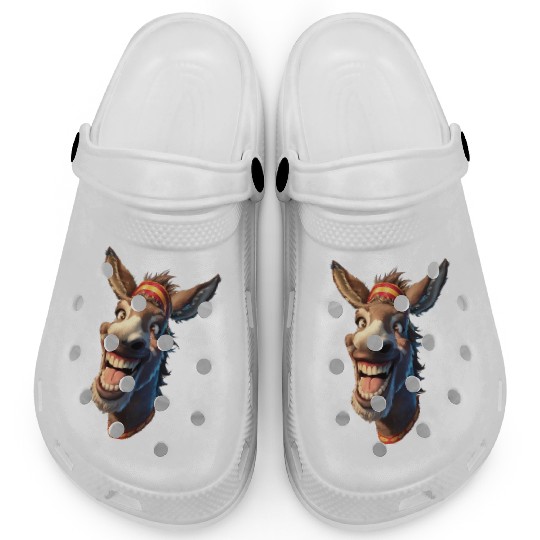 cute donkey Classic Clogs