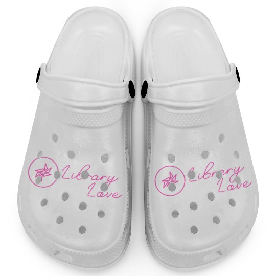 ALIA Library Love Neon Pink Solid Clogs