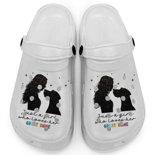 Just a girl who loves her great dane Clogs