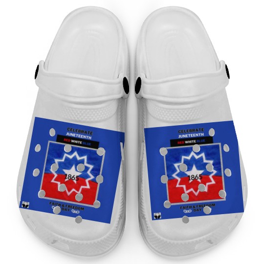 Celebrate Juneteenth: The Red White & Blue Clogs