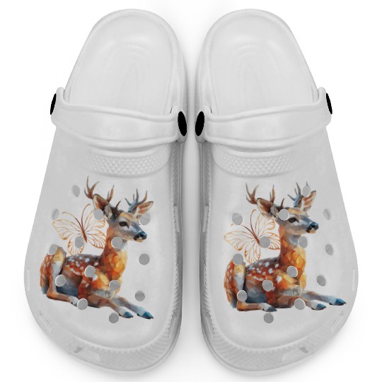 Deer Butterfly Clogs