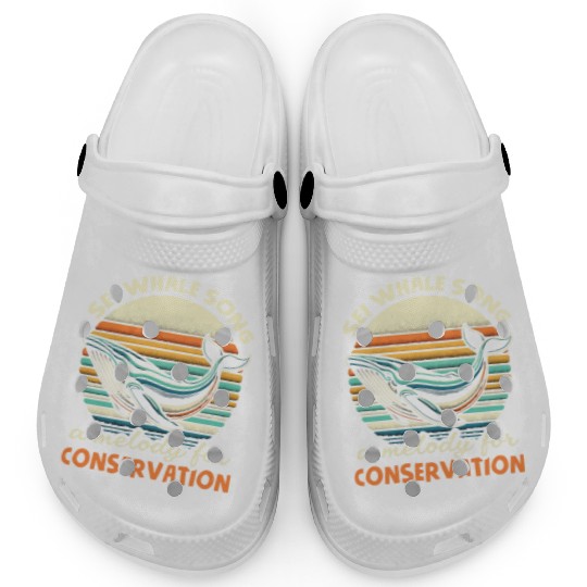 Endangered Species Sei Whale Animal Rights Clogs