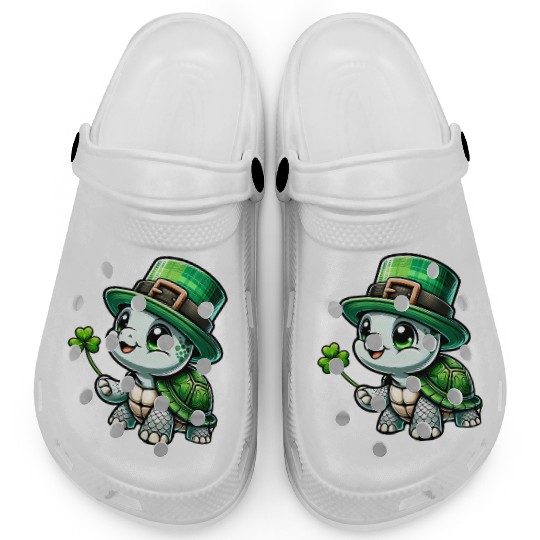 St. Patrick's Turtle Celebration Clogs