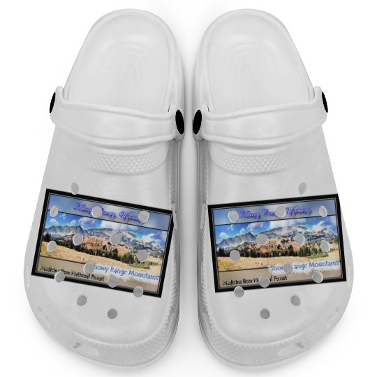 I've Been Framed! Snowy Range Scenic Byway Wyoming Clogs