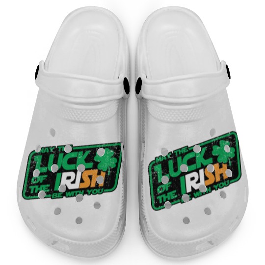 MAY THE LUCK OF THE IRISH BE WITH YOU Clogs