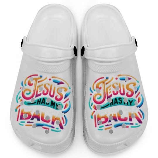 Jesus Has My Back 24 Clogs