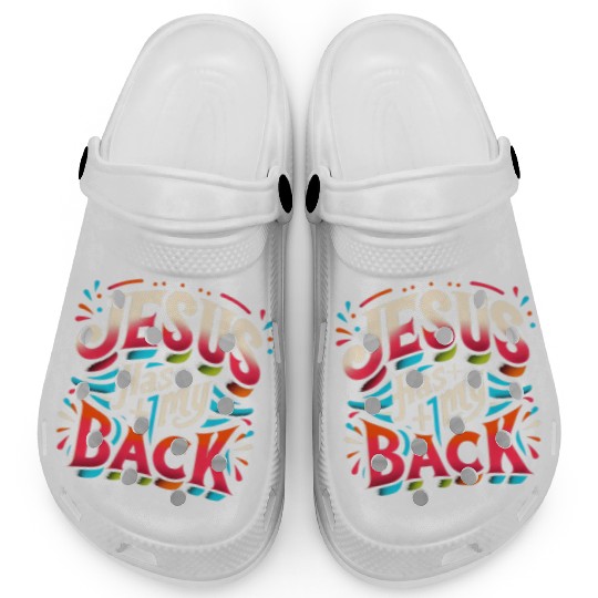 Jesus Has My Back 22 Clogs