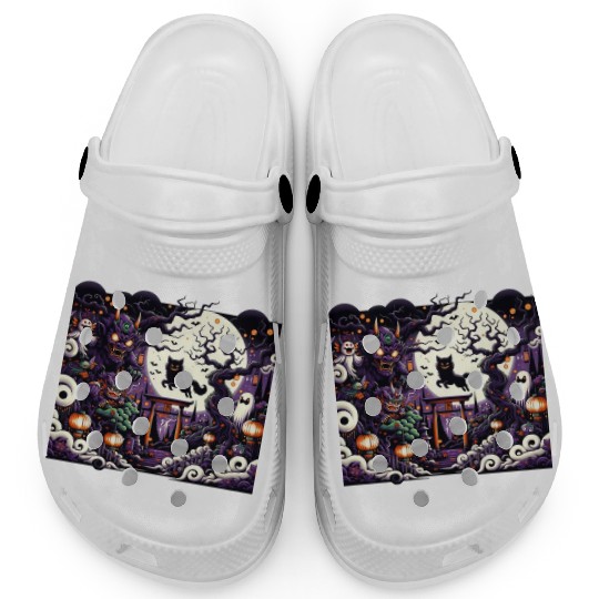 Japanese Folklore Halloween Clogs