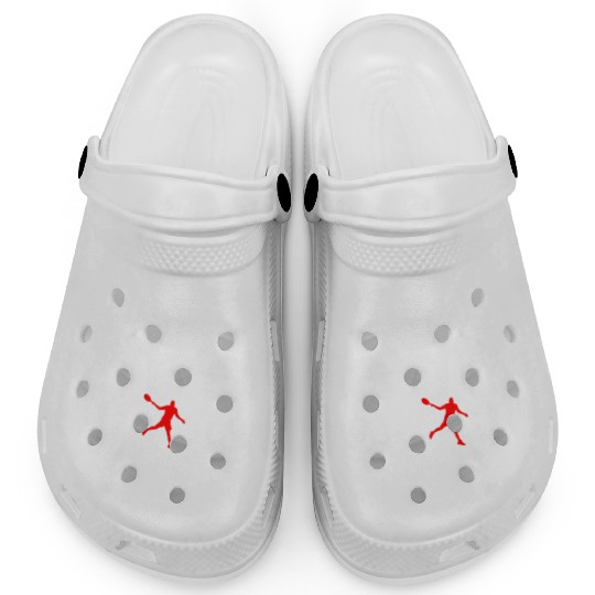 SWING Tennis Player #1 White/Red Clogs