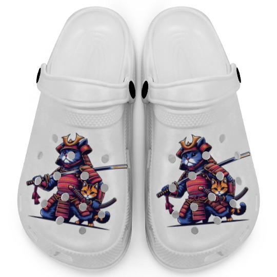 Light Samurai Cat Clogs