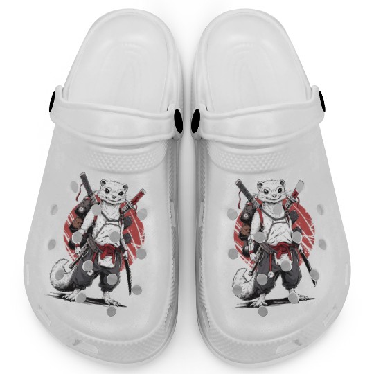 Ninja Samurai Anime Ferret Manga Warrior Clogs