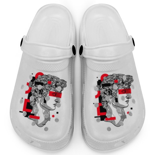 "Mythical Majesty: Greek King Design" Clogs